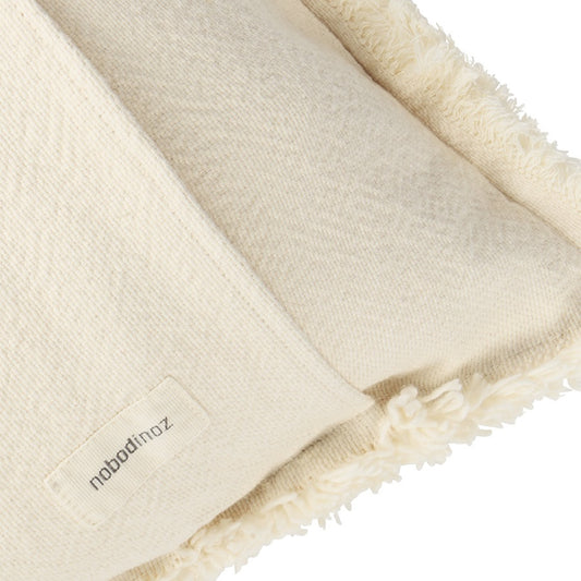 Coussin à franges 45x30 - Natural — Nobodinoz , Lyon
