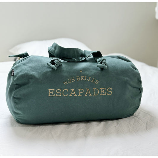 Sac polochon Eucalyptus - Nos belles escapades — Marcel & Lily , Lyon