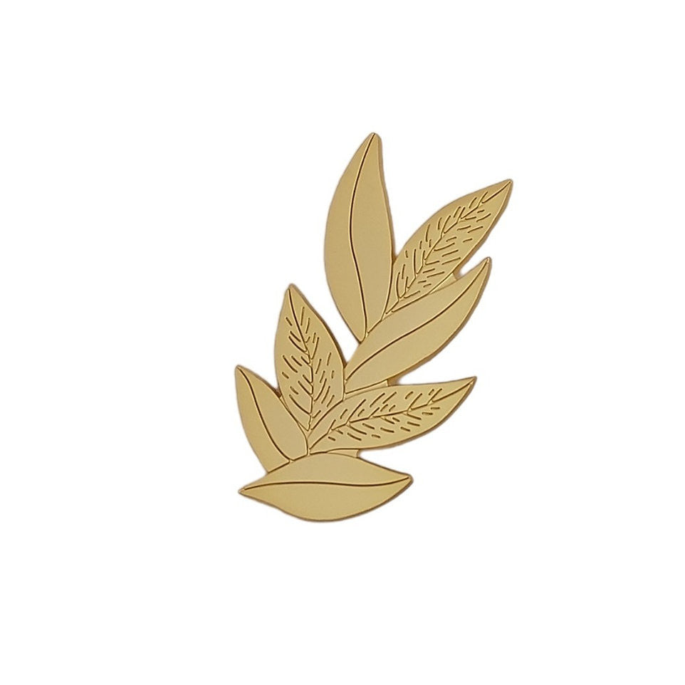 Broche feuillage — Poussière des rues , Lyon