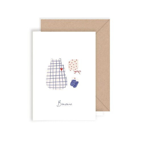 Carte double Naissance - Garçon — My lovely thing , Lyon