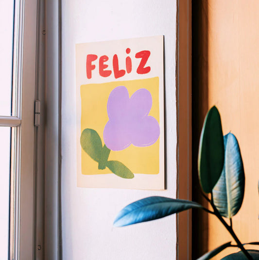 Affiche Feliz — Mathilde Cabanas , Lyon