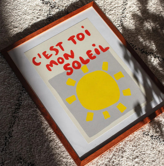 Affiche Soleil — Mathilde Cabanas , Lyon