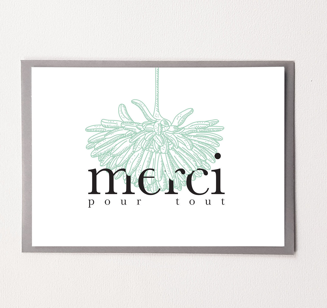 Carte Merci pour tout — Poussière des rues , Lyon