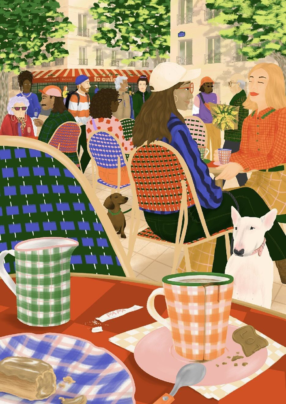 Puzzle Regarder les gens 1000 pièces — Jour férié , Lyon