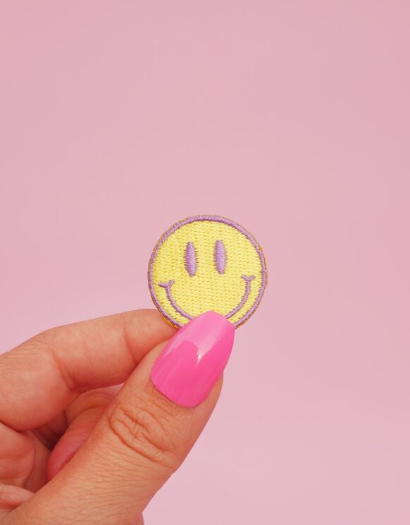 Patch thermocollant Mini smiley emoji — Malicieuse , Lyon