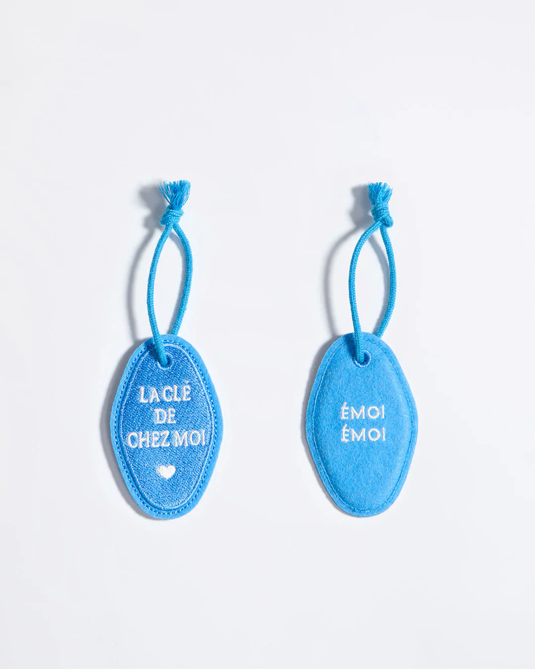 Porte-clés La clé de chez moi - Bleu — Émoi émoi , Lyon