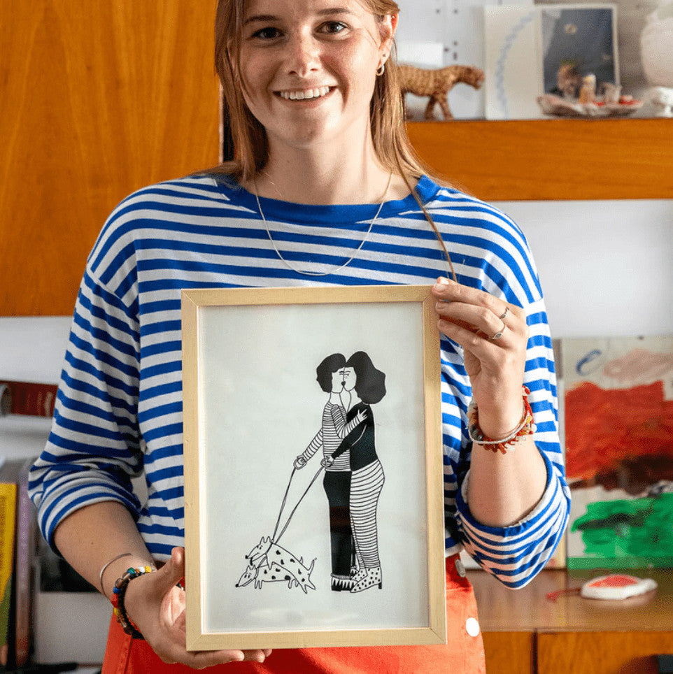 Affiche A4 Horny dogs — Helen b , Lyon