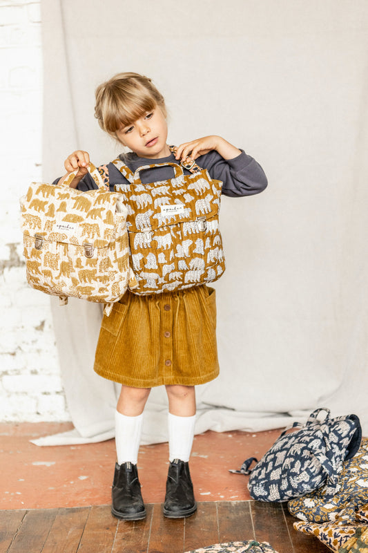 Sac à dos Suji - Ours macadamia — Apaches collections , Lyon