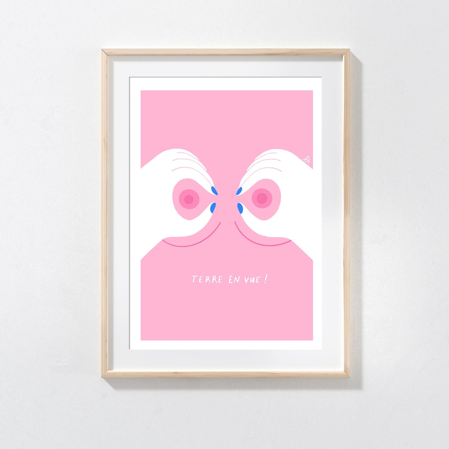 Affiche A4 - Terre en vue — Lavilletlesnuages , Lyon