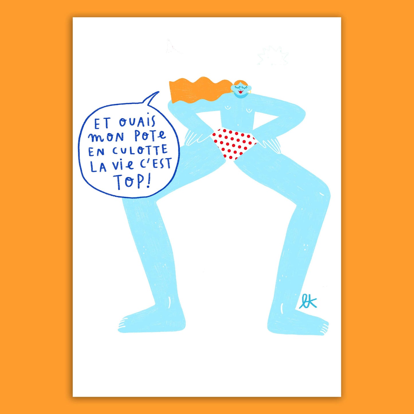 Affiche A4 - En culotte — Lavilletlesnuages , Lyon