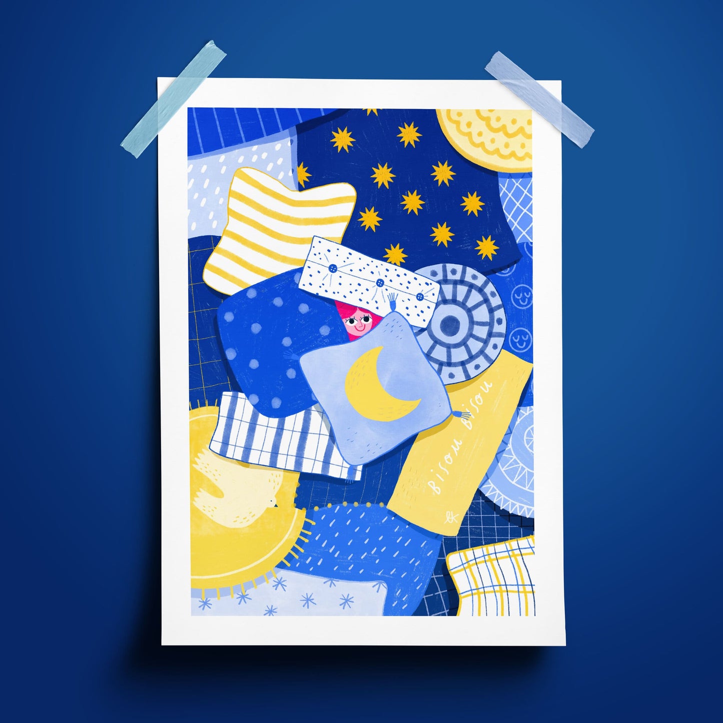 Affiche A3 - Jour de pluie — Lavilletlesnuages , Lyon