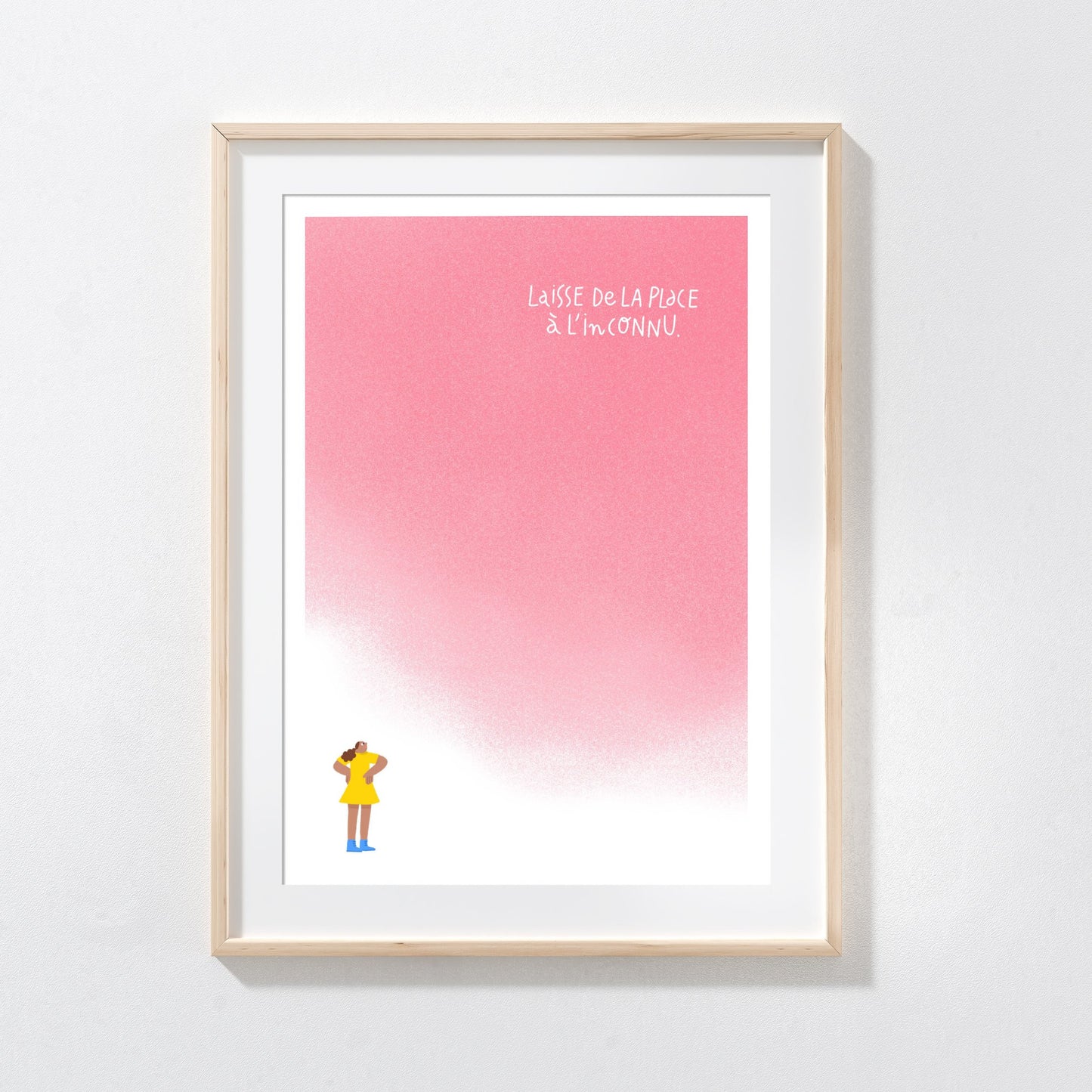 Affiche A4 - L'inconnu — Lavilletlesnuages , Lyon