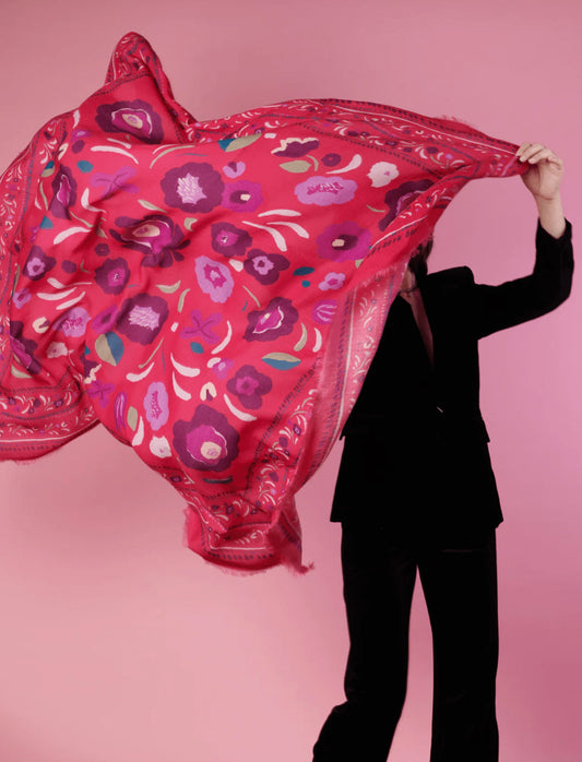Foulard Balkans - Fuschia — Maradji , Lyon