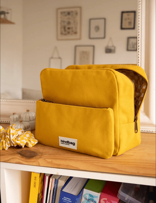 Trousse de toilette XL Alix - Safran — Hindbag , Lyon