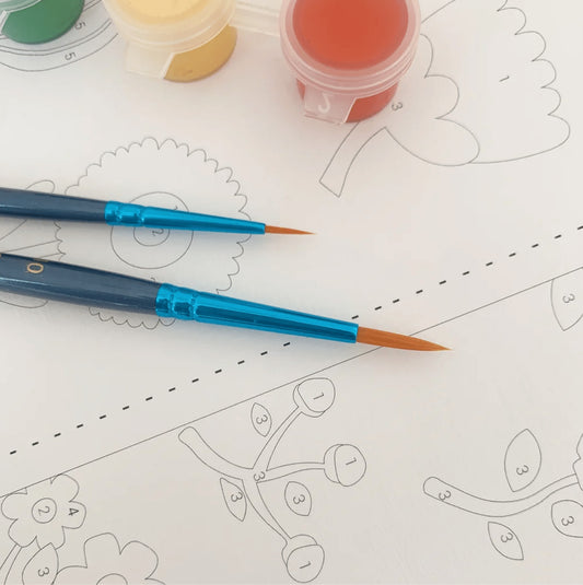 Kit de peinture au numéro 8 cartes - Chez mamie — Salut Irène , Lyon