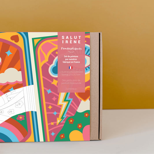 Kit de 2 peintures au numéro A4 - Fantastiques — Salut Irène , Lyon