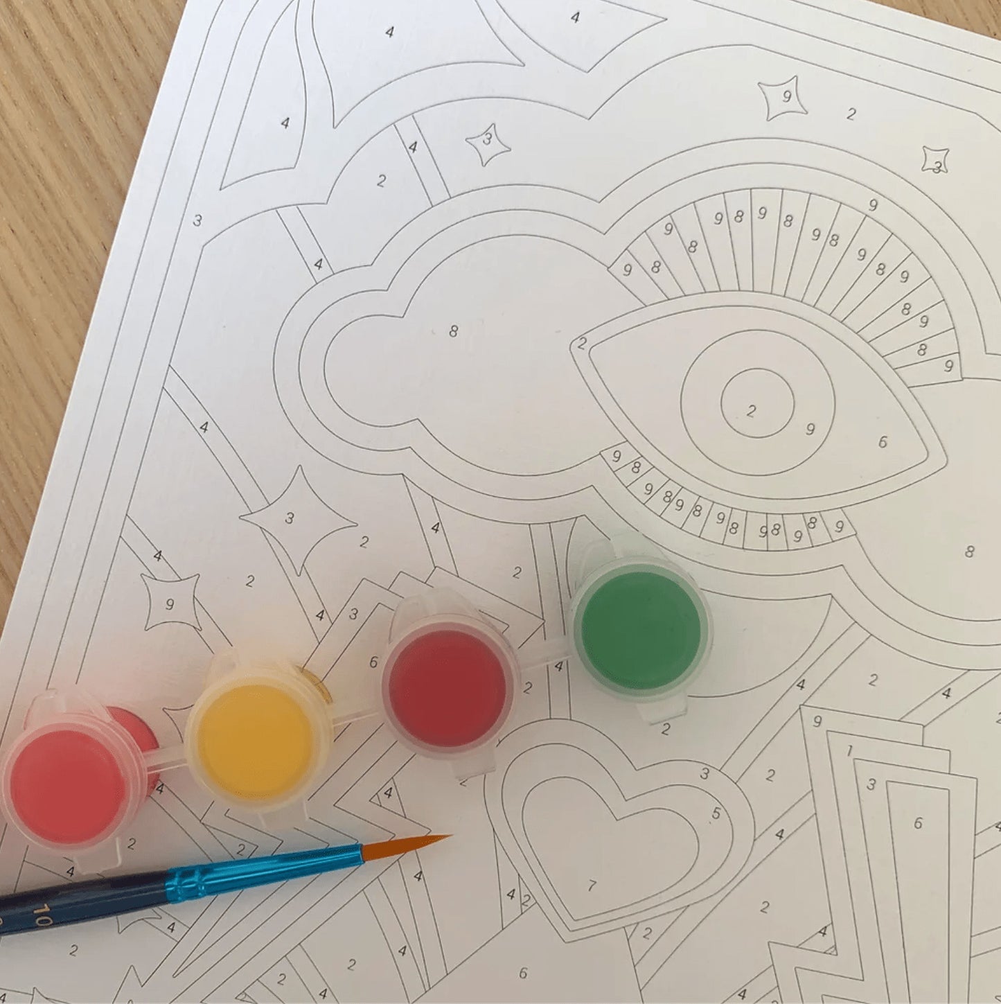 Kit de 2 peintures au numéro A4 - Fantastiques — Salut Irène , Lyon