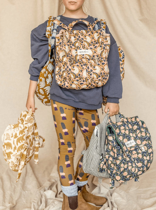 Sac à dos Suji - Eventail blush — Apaches collections , Lyon