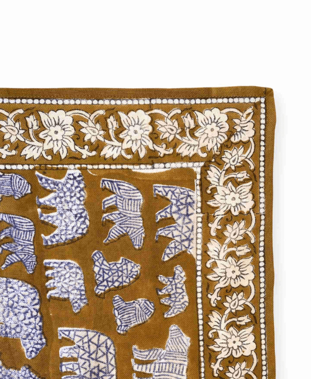 Small foulard Manika Ours - Tapenade — Apaches collections , Lyon