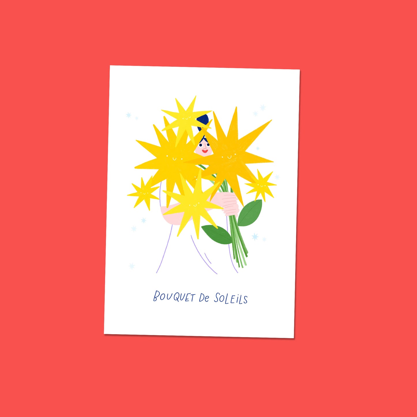 Carte Bouquet de soleil — Lavilletlesnuages , Lyon