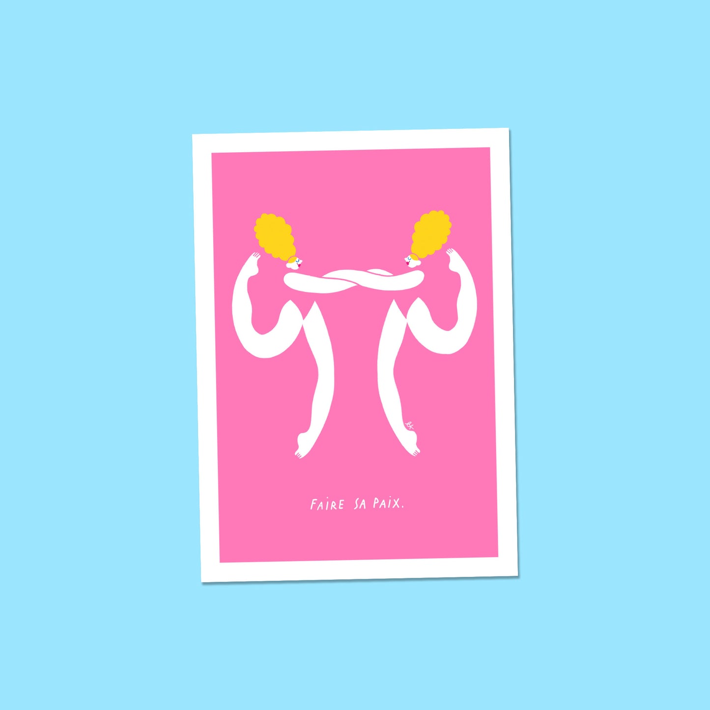 Carte Faire sa paix — Lavilletlesnuages , Lyon