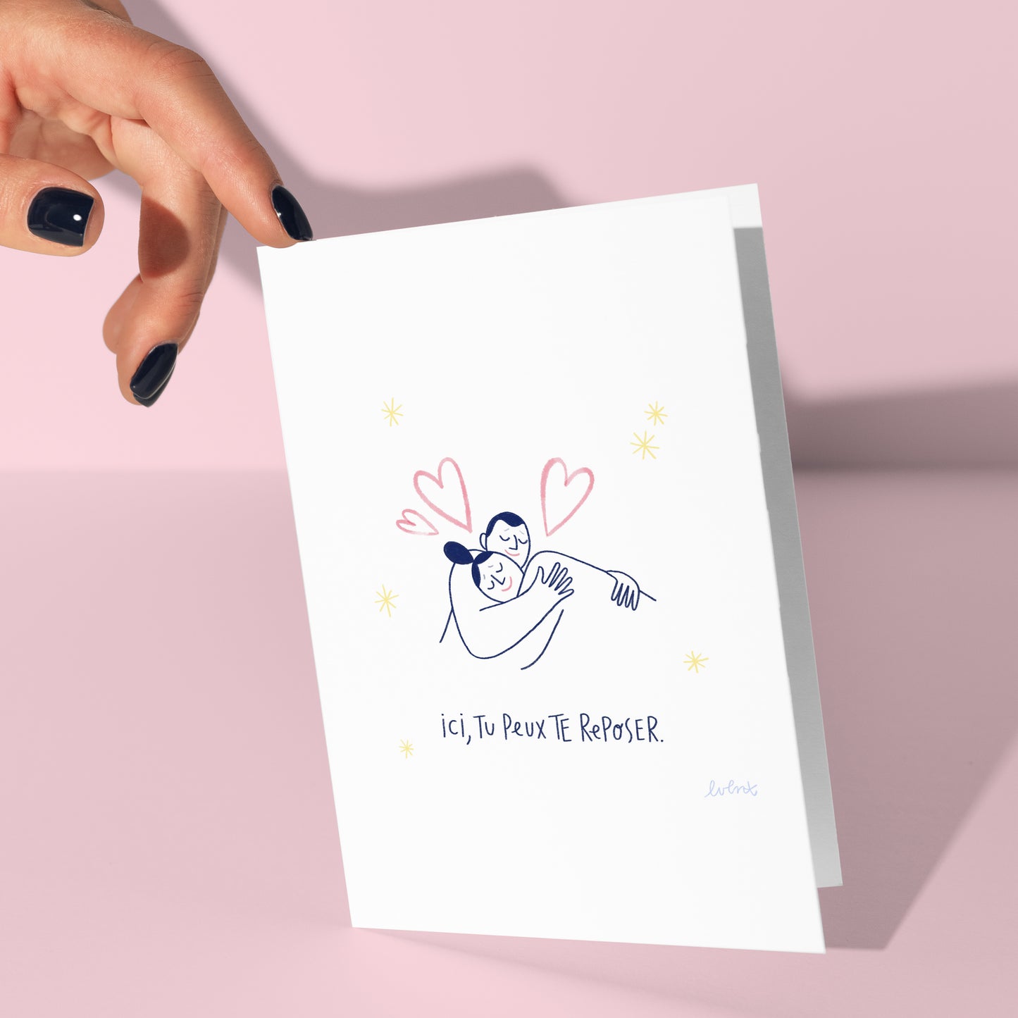 Carte double Te reposer — Lavilletlesnuages , Lyon