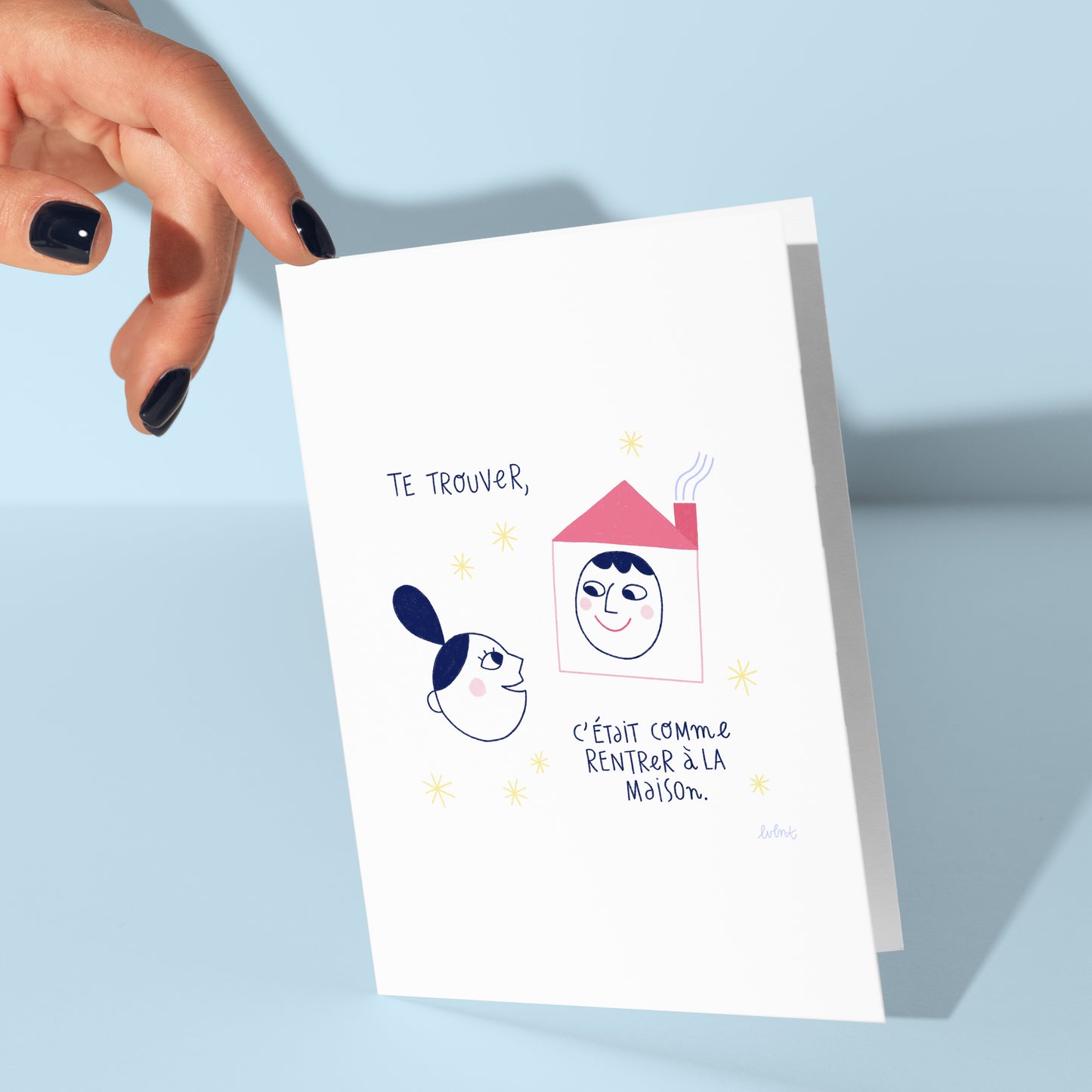 Carte double La maison — Lavilletlesnuages , Lyon