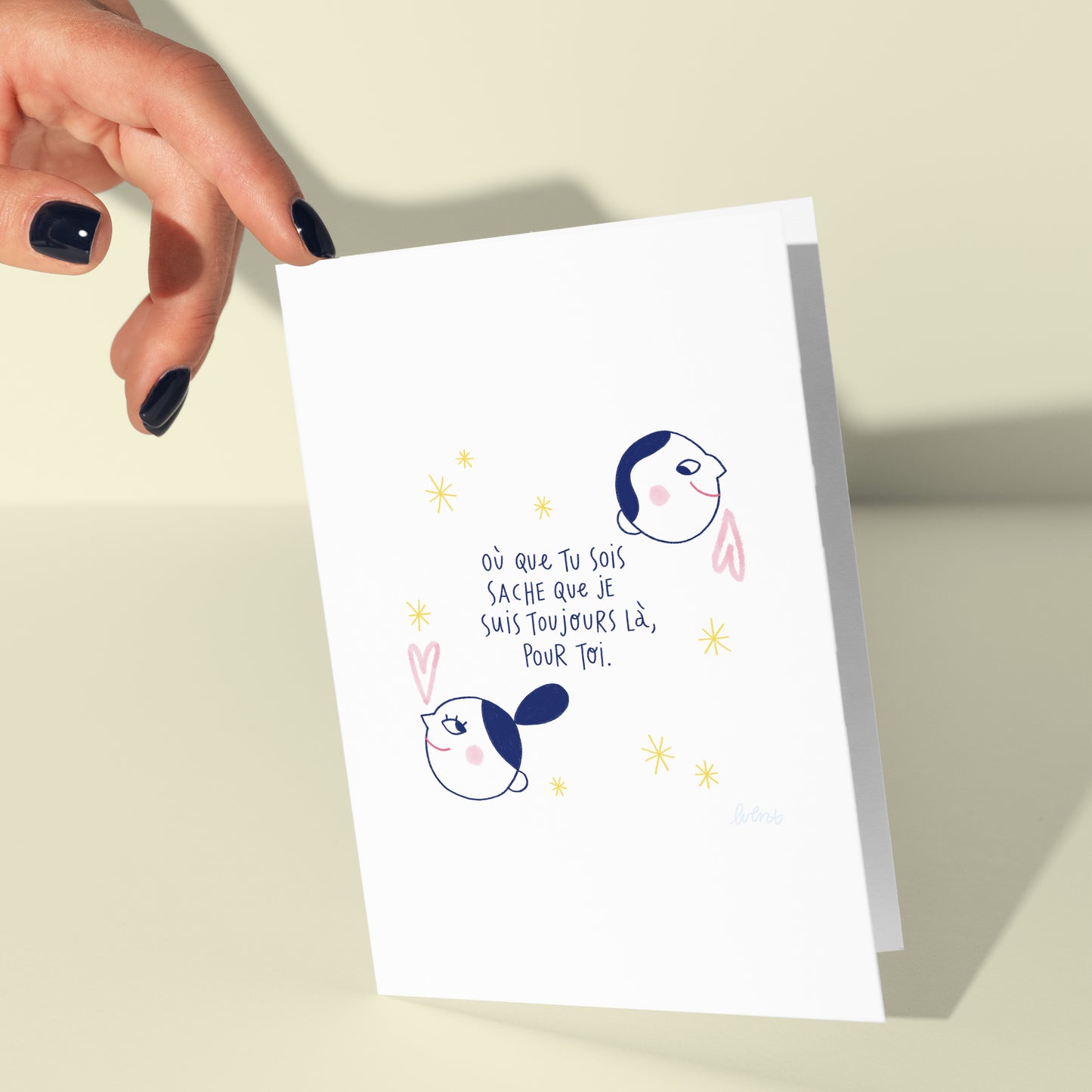 Carte double La présence — Lavilletlesnuages , Lyon