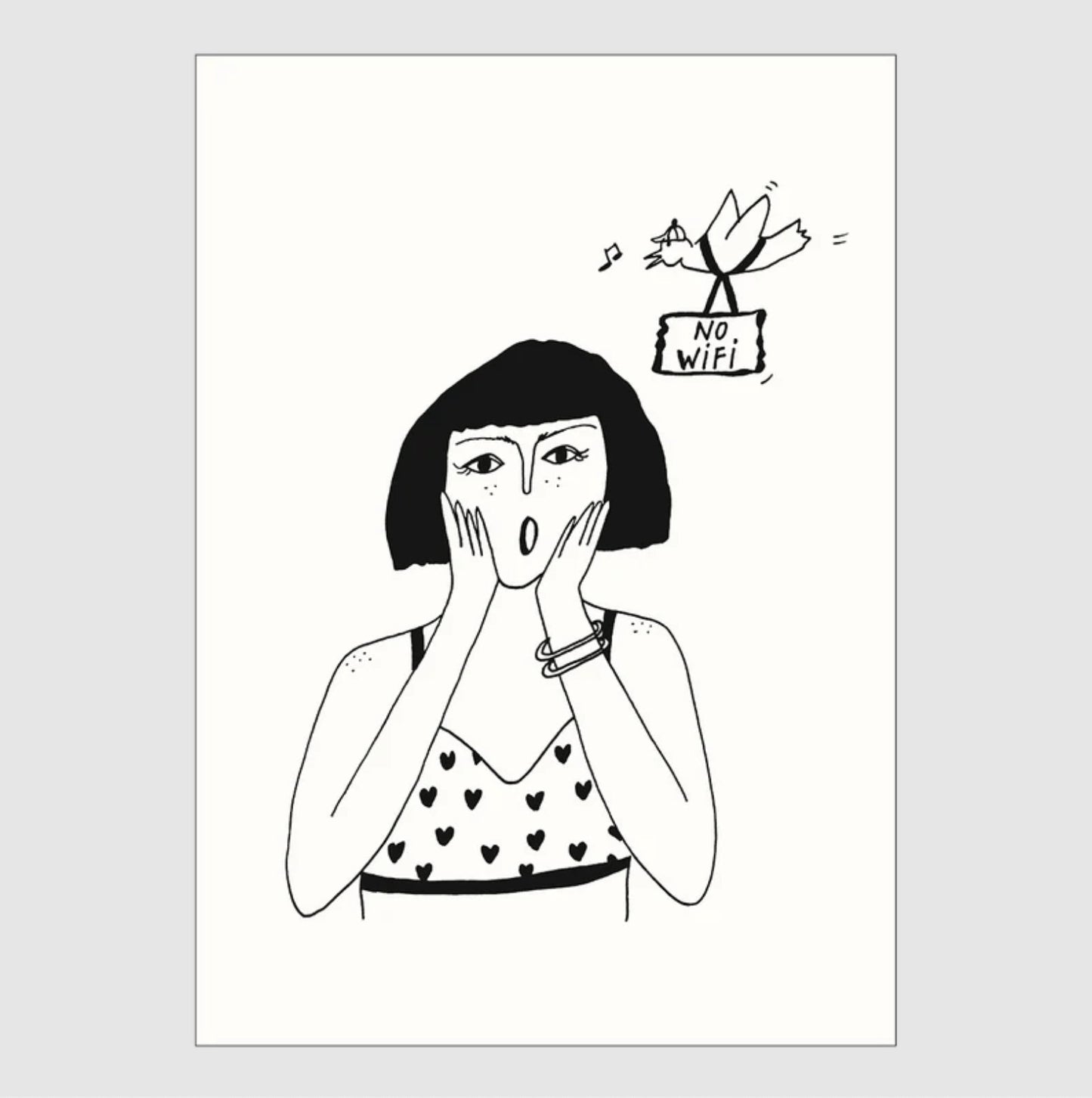 Carte No wifi drama — Helen b , Lyon