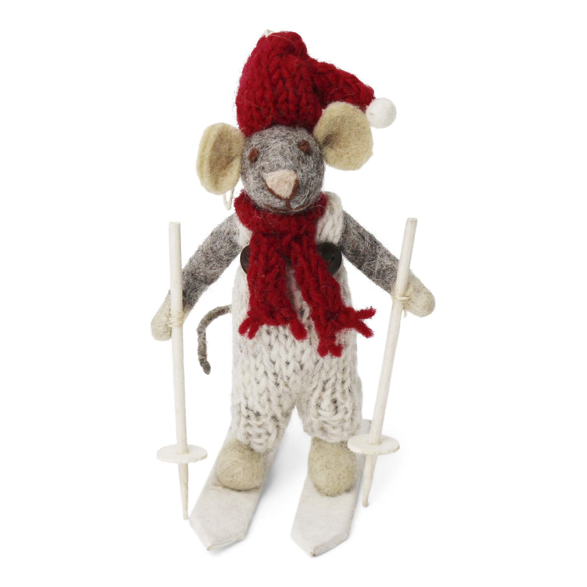 Petite souris grise sur ses skis - boy — En Gry & Sif , Lyon