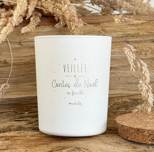 Bougie Veillées et contes de Noël - Orange et cannelle — Marcel & Lily , Lyon