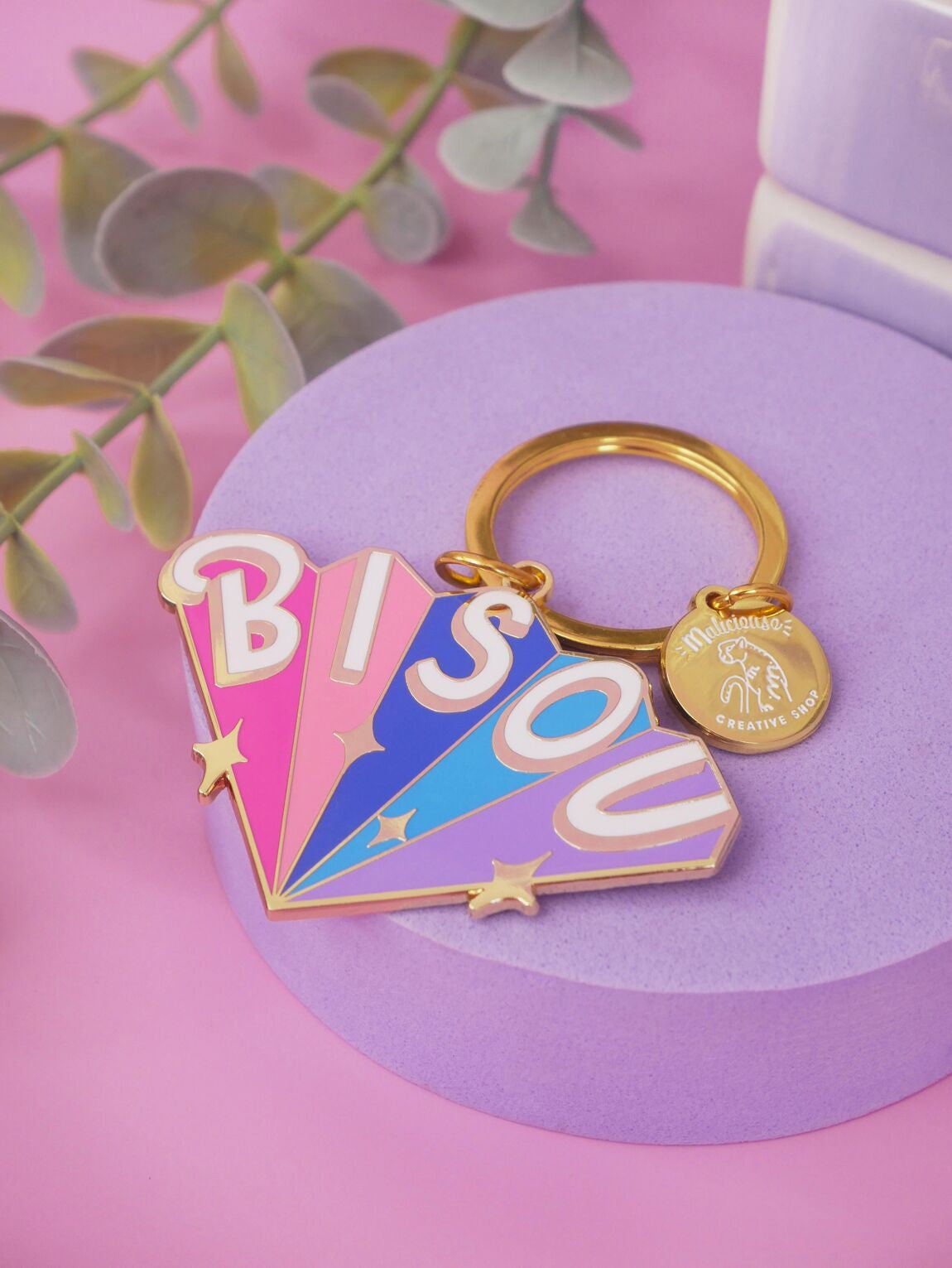 Porte-clé Bisou — Malicieuse , Lyon