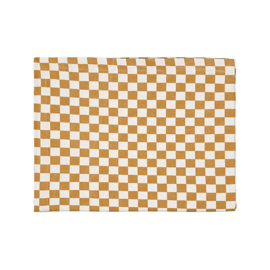 Nappe Zoe - Damier caramel — Rose in April , Lyon