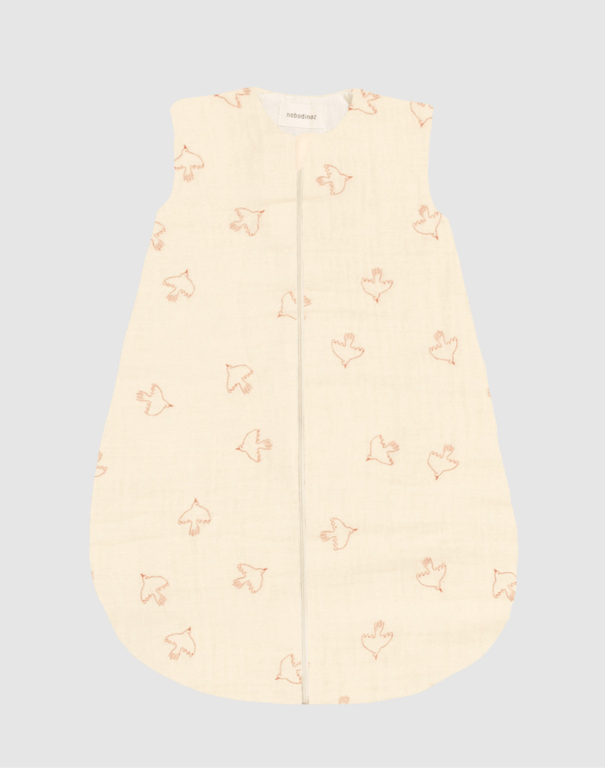 Gigoteuse fluffy mi-saison 0/6 mois - Brown hoshi birds — Nobodinoz , Lyon