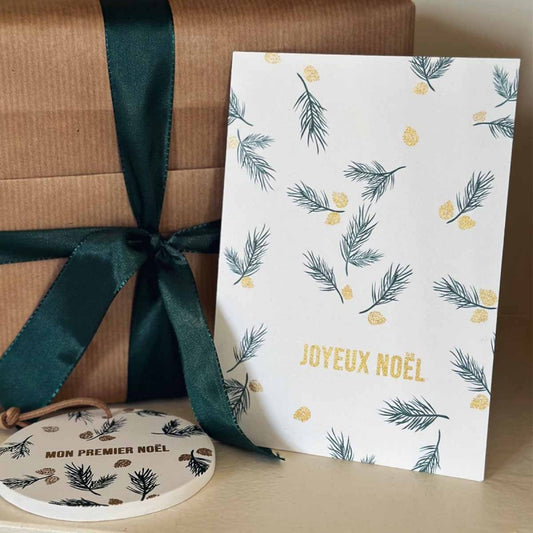 Carte de noël - Pine — Bonjour Little , Lyon