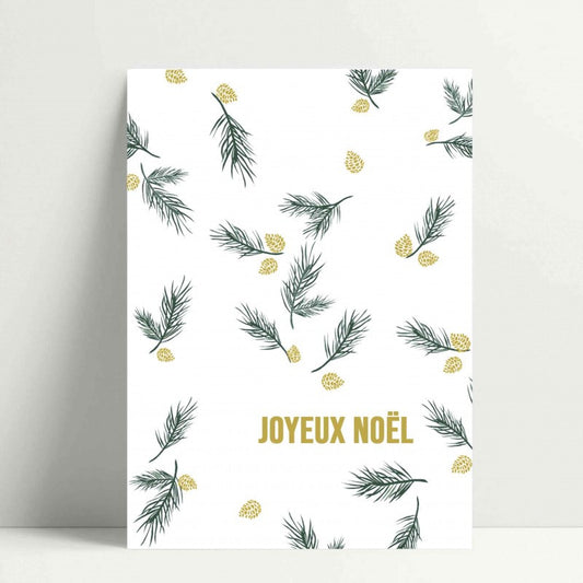 Carte de noël - Pine — Bonjour Little , Lyon