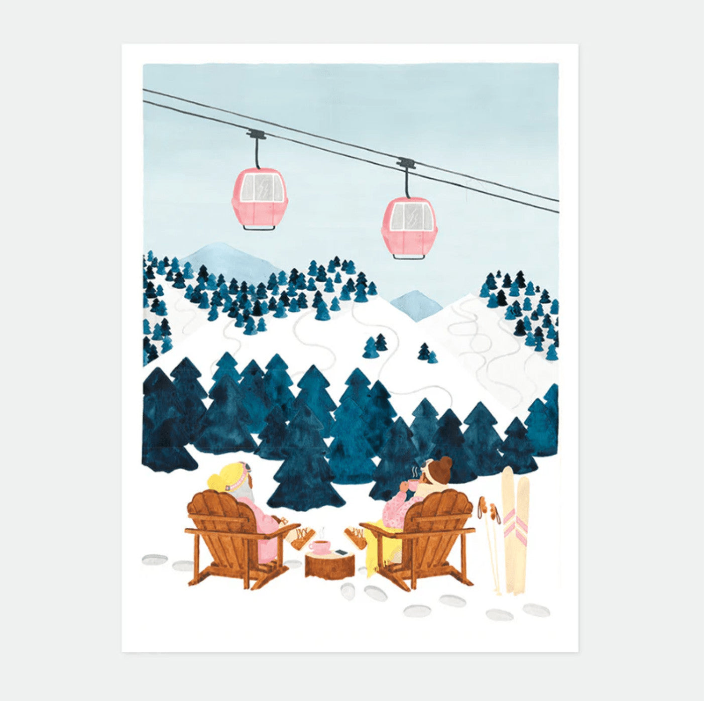 Affiche small - Alpes — All the ways to say , Lyon