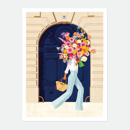Affiche small - Parisian door — All the ways to say , Lyon