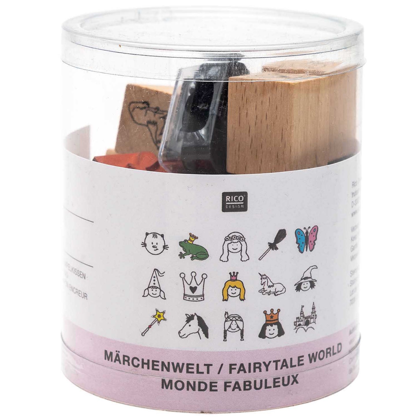 Kit de 15 tampons Monde fabuleux + encre — Rico design , Lyon