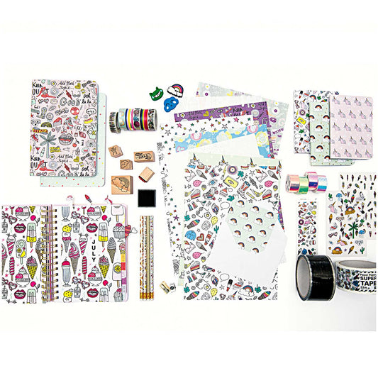 Kit de 6 tampons arc-en-ciel et encre — Rico design , Lyon