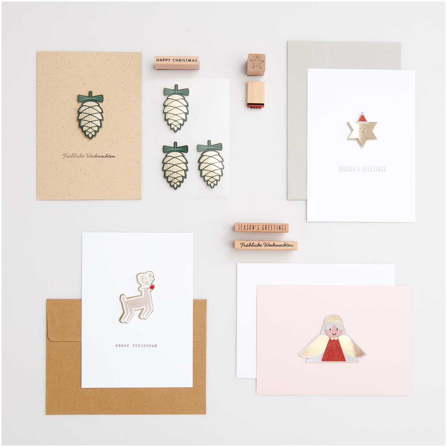 Stickers 3D étoiles I love Christmas — Rico design , Lyon