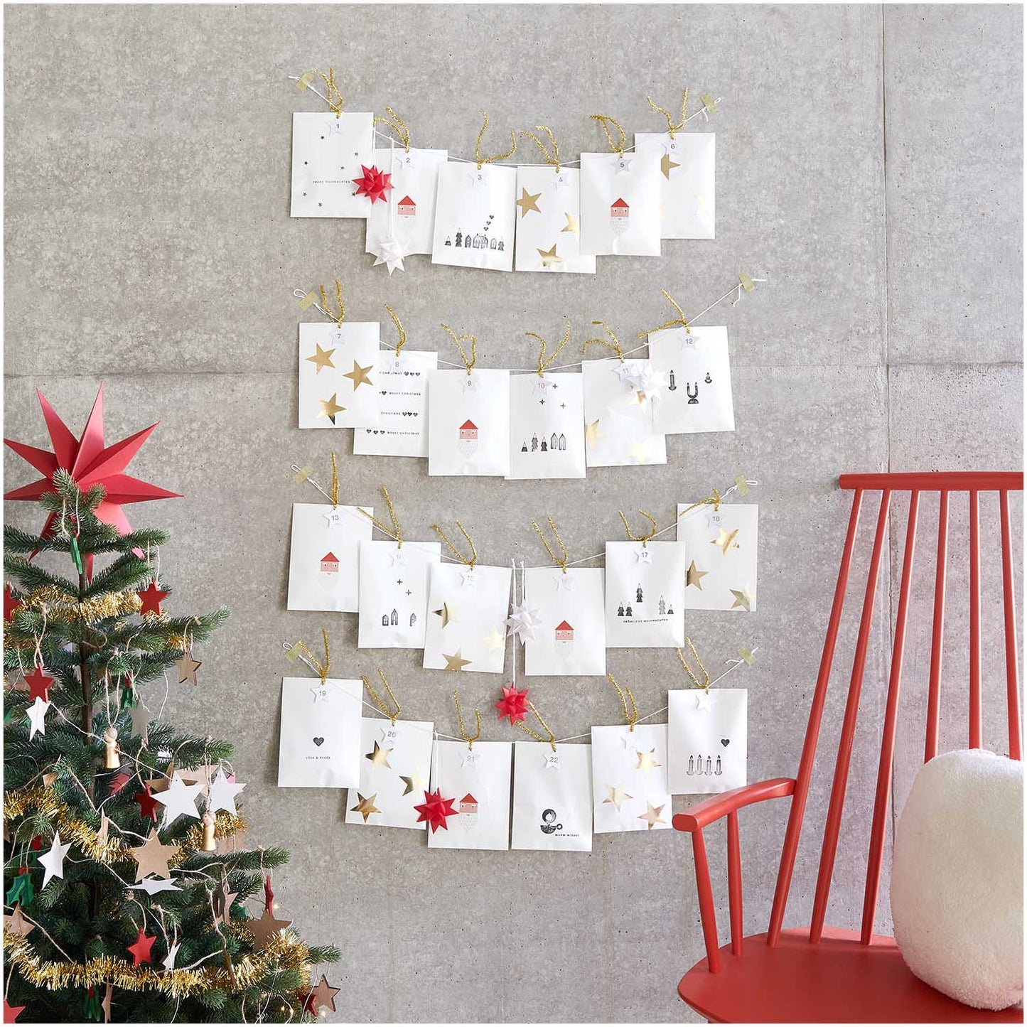 Stickers étoiles dorées 5cm — Rico design , Lyon