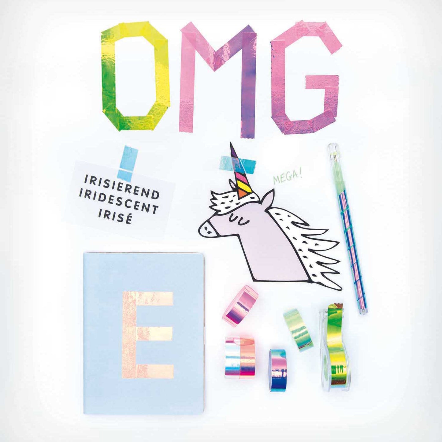 Set de masking tapes miroir colorés et distributeur — Rico design , Lyon