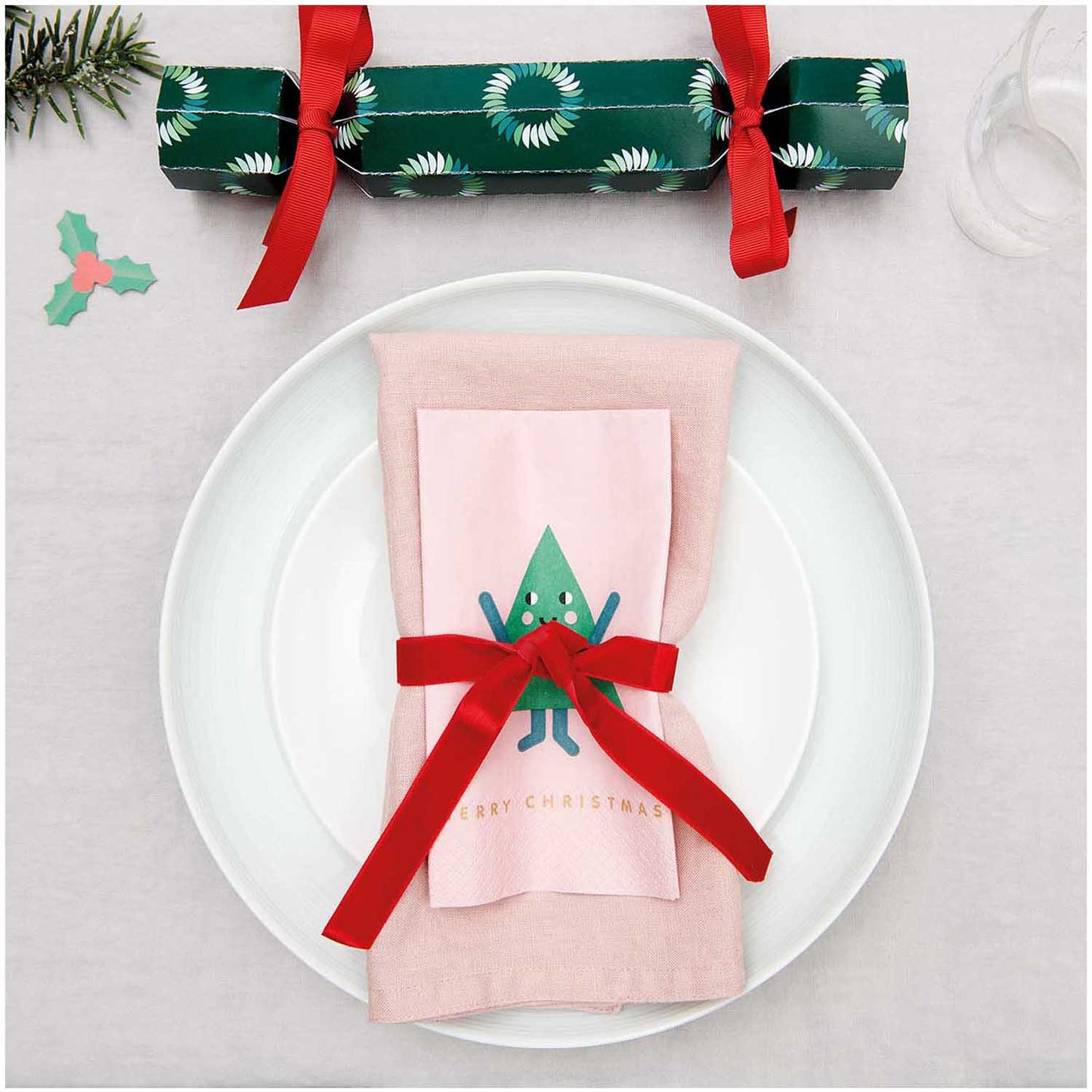 Serviettes Sapin de Noël bonhomme, par 20 — Rico design , Lyon