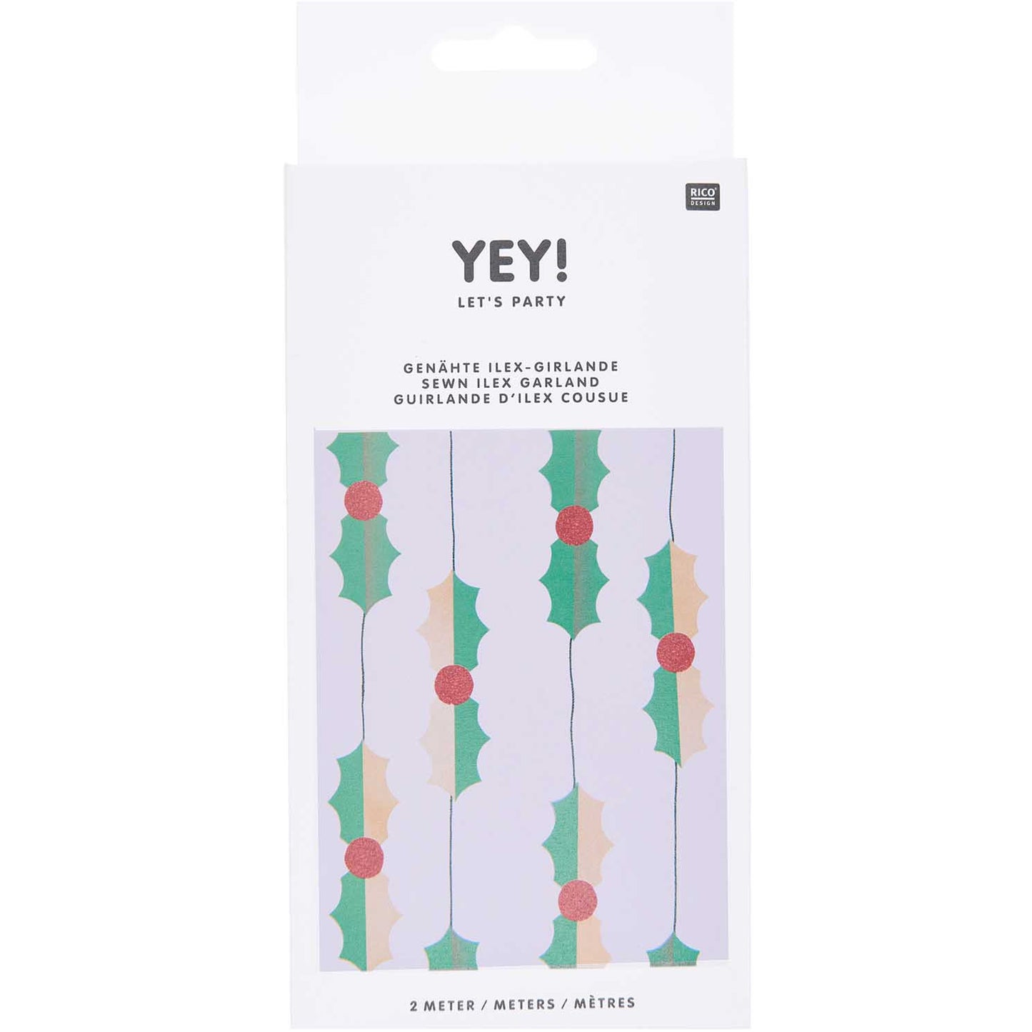 Guirlande de houx cousu - 2 mètres — Rico design , Lyon