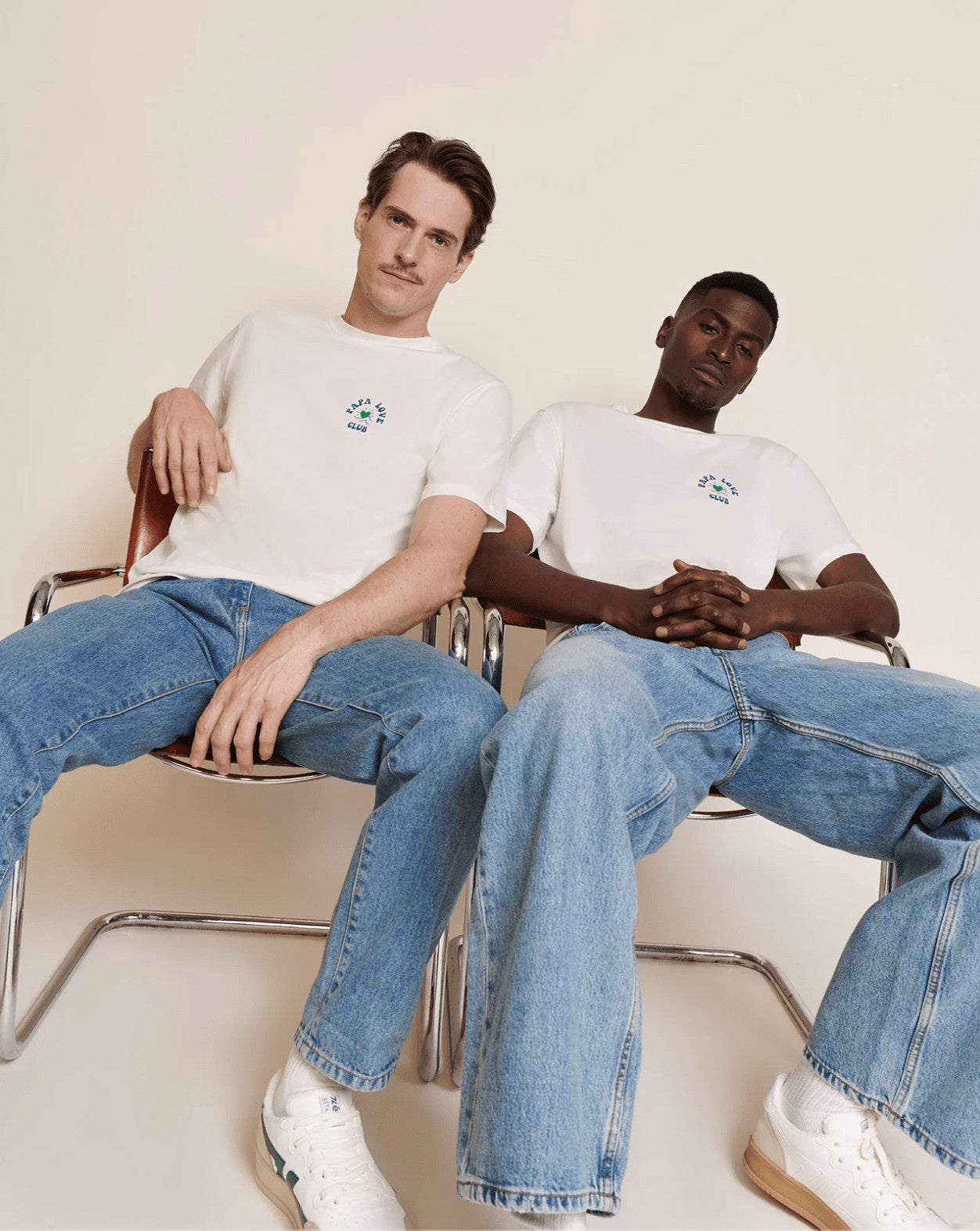 T-shirt Papa love club blanc - Taille L — Émoi émoi , Lyon