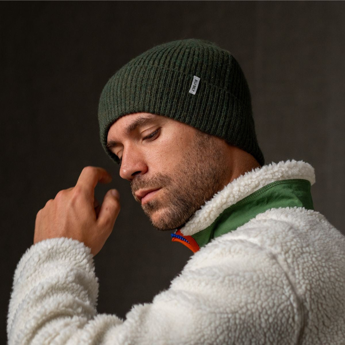 Bonnet en laine d'agneau - Kaki — Faguo , Lyon