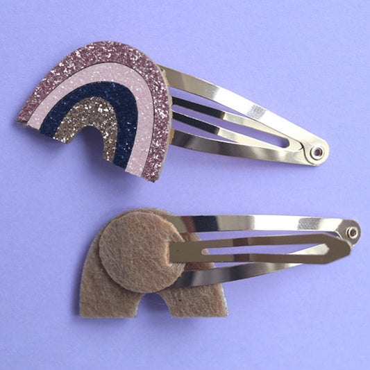 Barrettes cheveux - Arc-en-ciel — La petite épicerie , Lyon