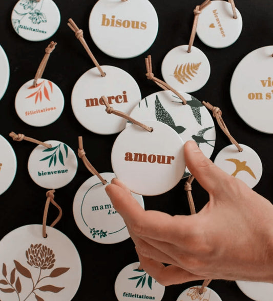 Petit médaillon Amour - Café — Poussière des rues , Lyon