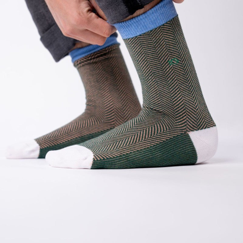 Chaussettes Chevrons - Broceliande - Taille 41/46 — Billybelt , Lyon